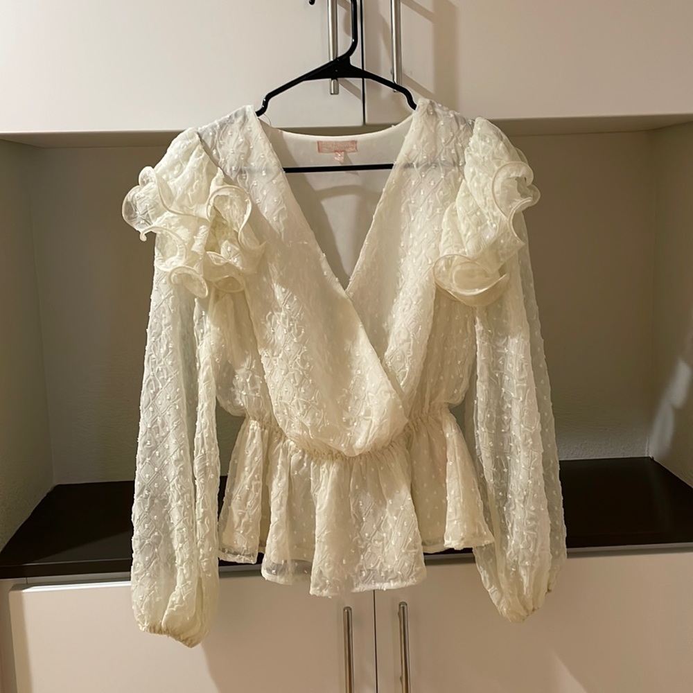 VICI Victoria Peplum Top